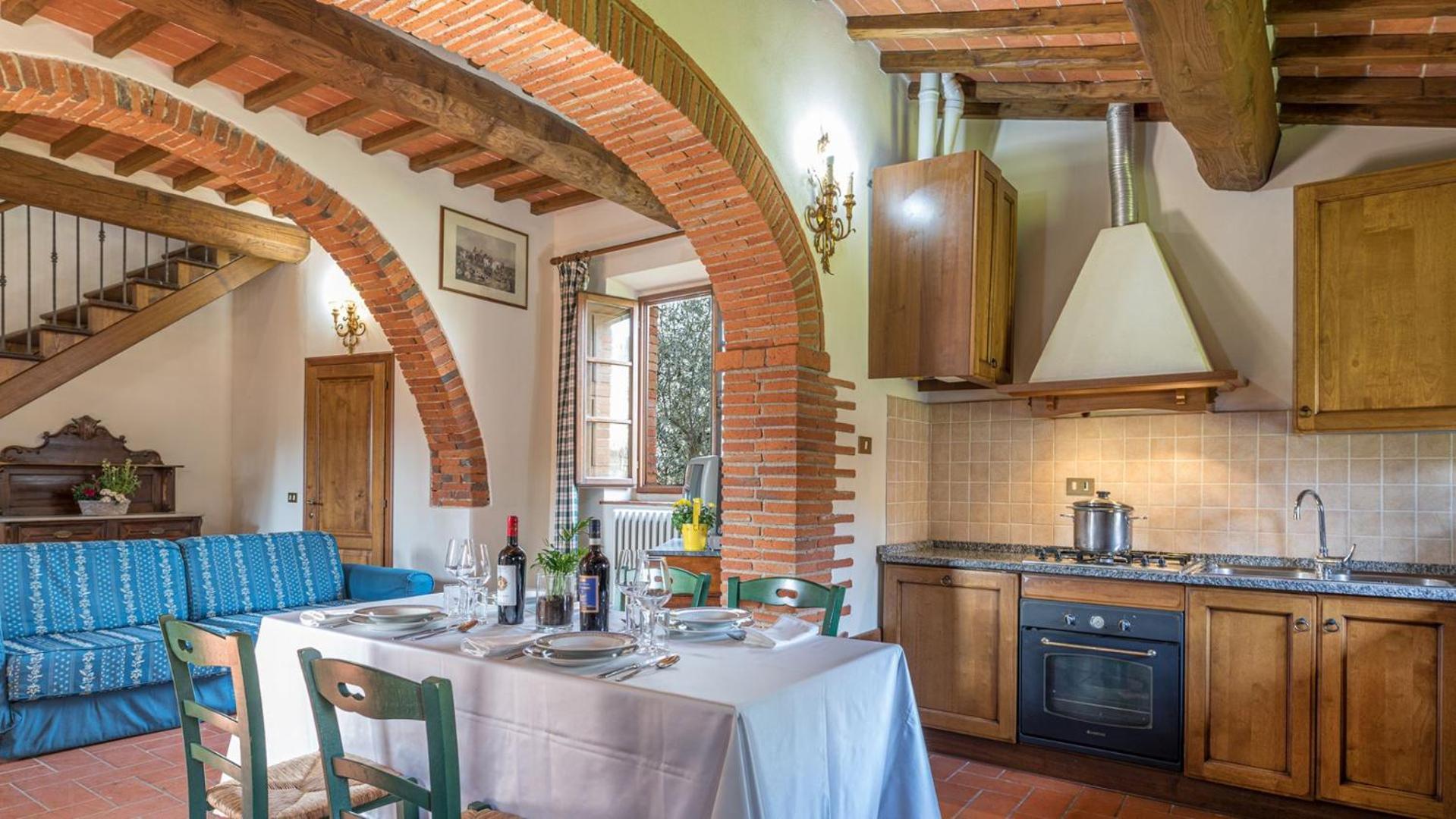 Апартаменты Casale Presciano Pergine Valdarno Номер фото